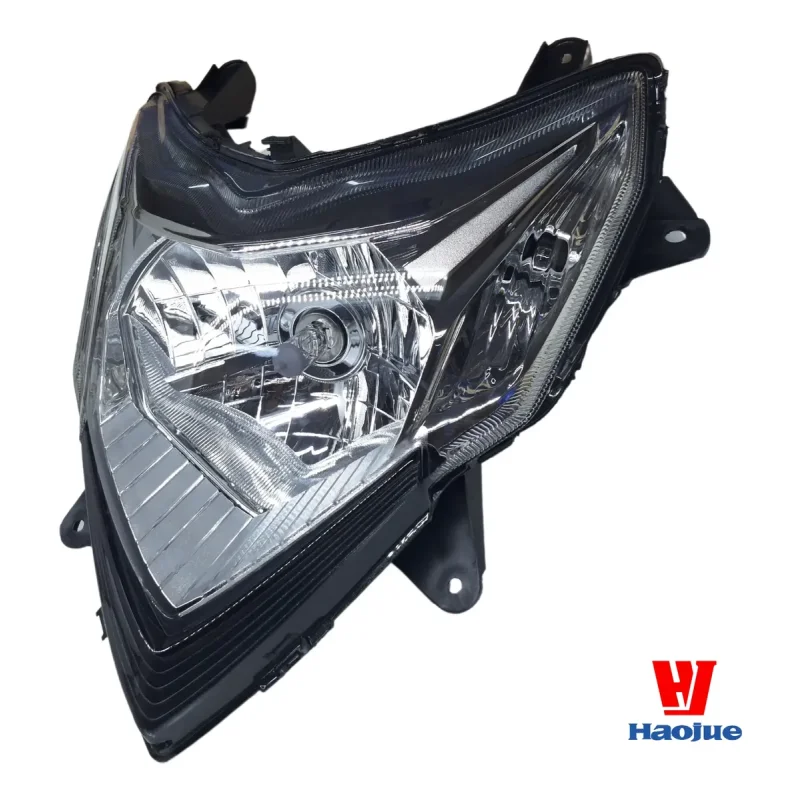 Farol Globo Tico Completo Original Haojue Lindy 125 Preto