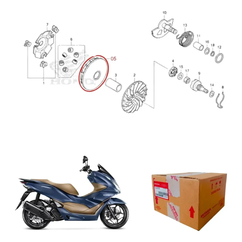 Flange Motora Original Honda Pcx 160 E Adv 160 22110k1zj10