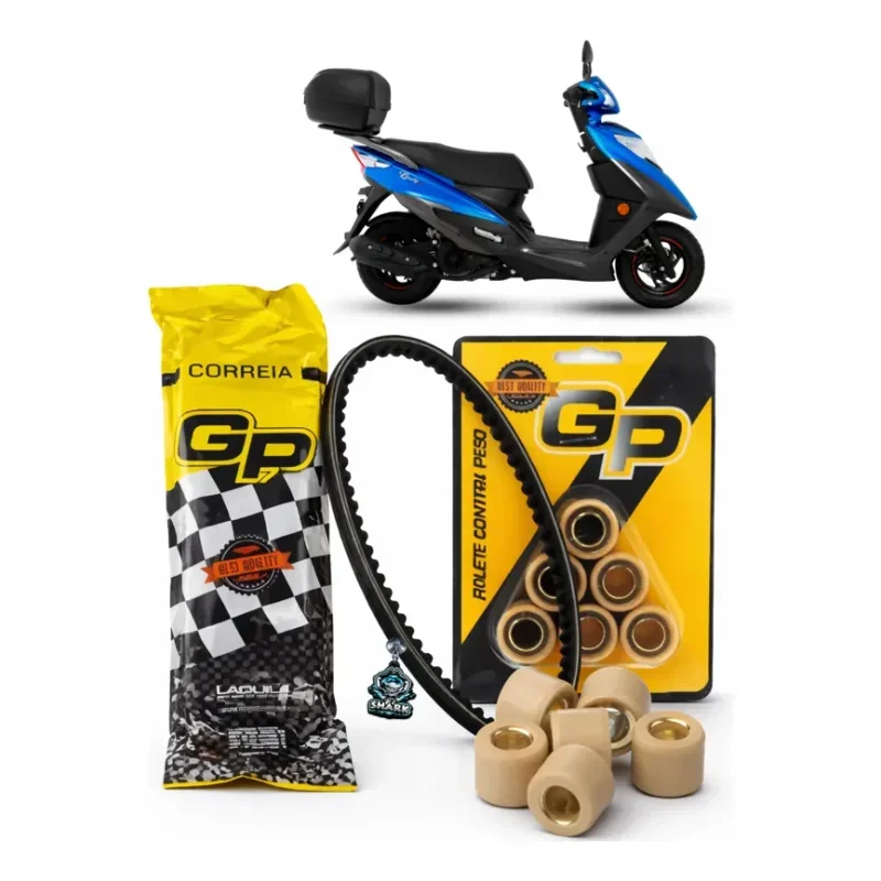 Kit Correia e Roletes CVT Haojue Lindy 125i