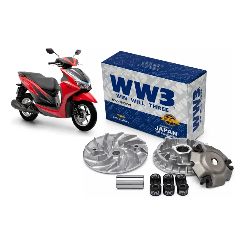 Kit Polia Embreagem Primária Yamaha Fluo 125 2023 a 2025