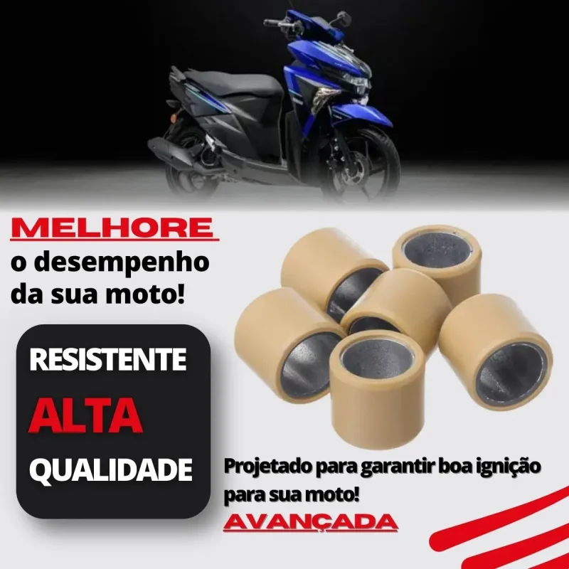 Kit Rolete Contra Peso Yamaha Neo 125 Gp7 6 Und 11g