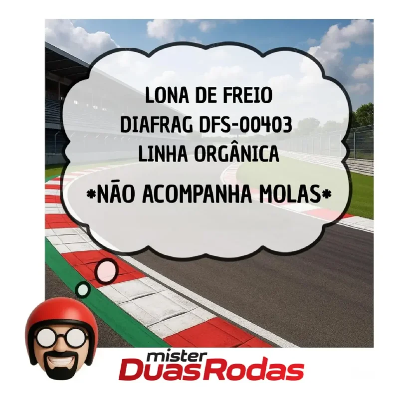 Lona De Freio Traseiro Haojue Lindy 125 Diafrag