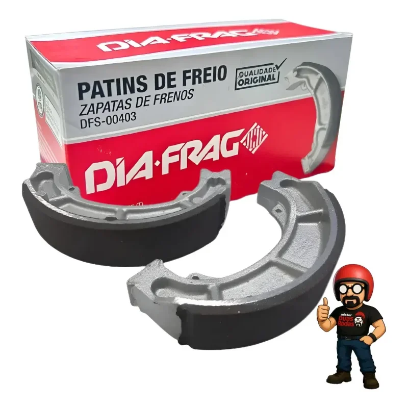 Lona de Freio Traseiro Haojue Lindy 125 Diafrag