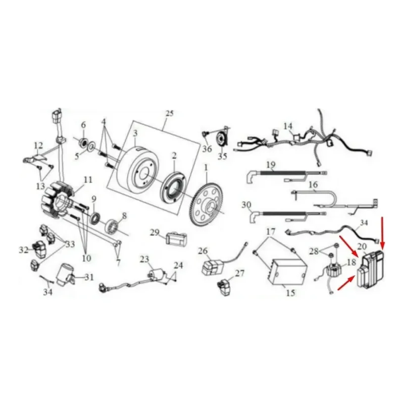 Modulo De Injecao Dafra Citycom 300s Original 2017 A 2024
