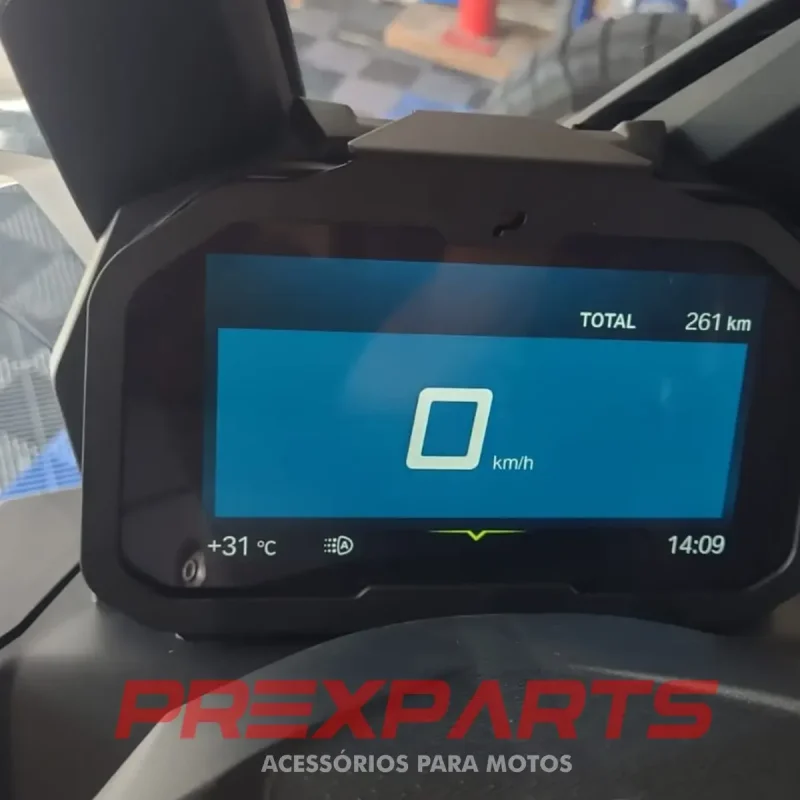 Moldura Protetora Antifurto Para Painel Tft Bmw C400x Prexparts