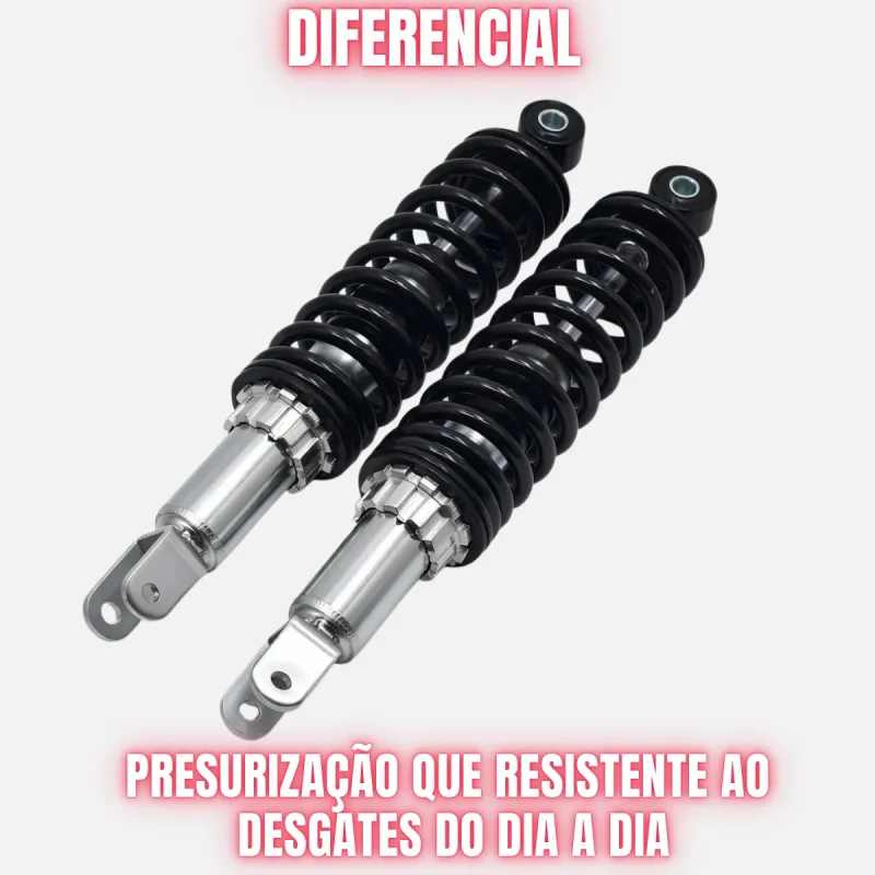 Par De Amortecedores Traseiros Com Regulagem Dafra Citycom 300 300i