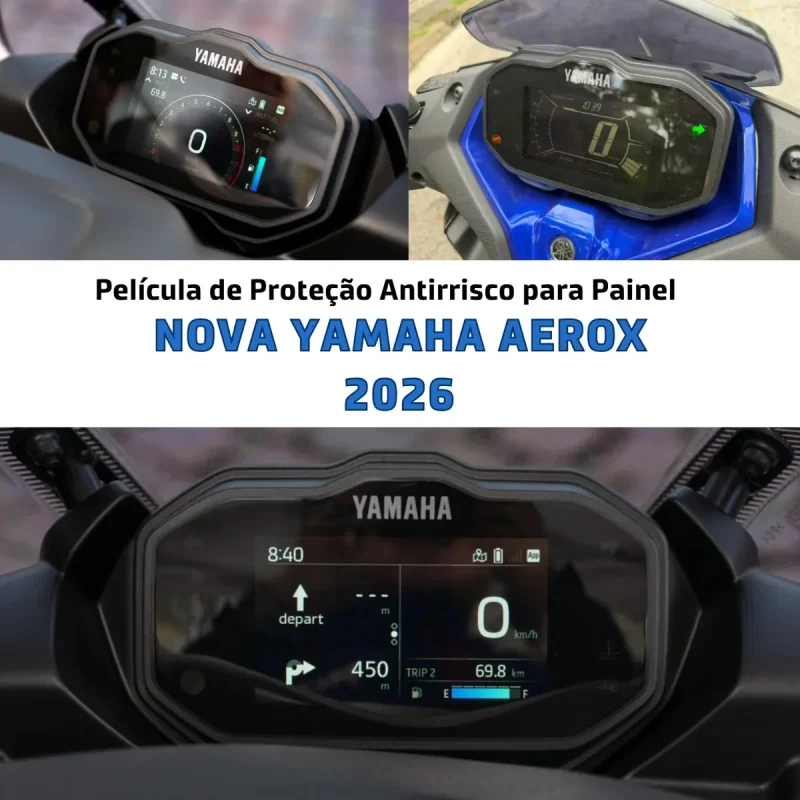 Pelicula De Painel Yamaha Aerox 160 2026 Totalshield