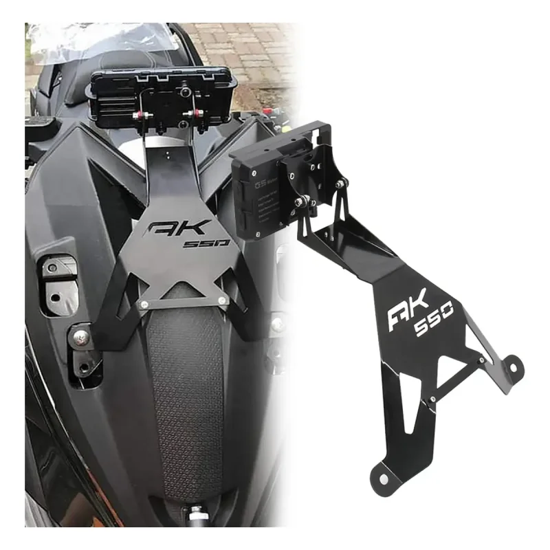 Suporte De Navegacao Movel Para Kymco Ak550 Frontal Em Metal