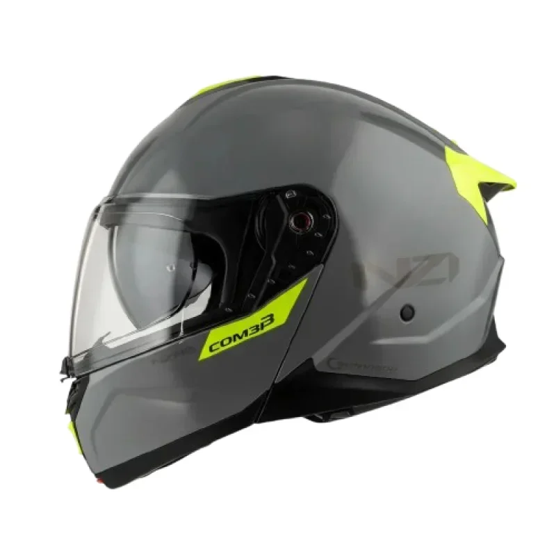 Capacete Articulado NZI Combi 3 Solid Nardo Cinza