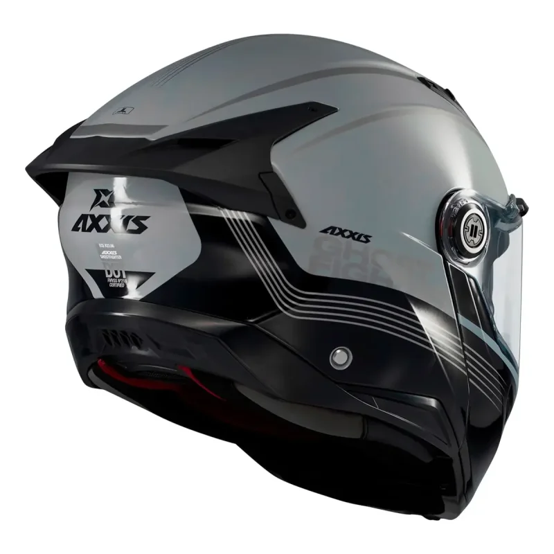 Capacete Modular Axxis Ghostfighter Sv Bitone C2 Cinza