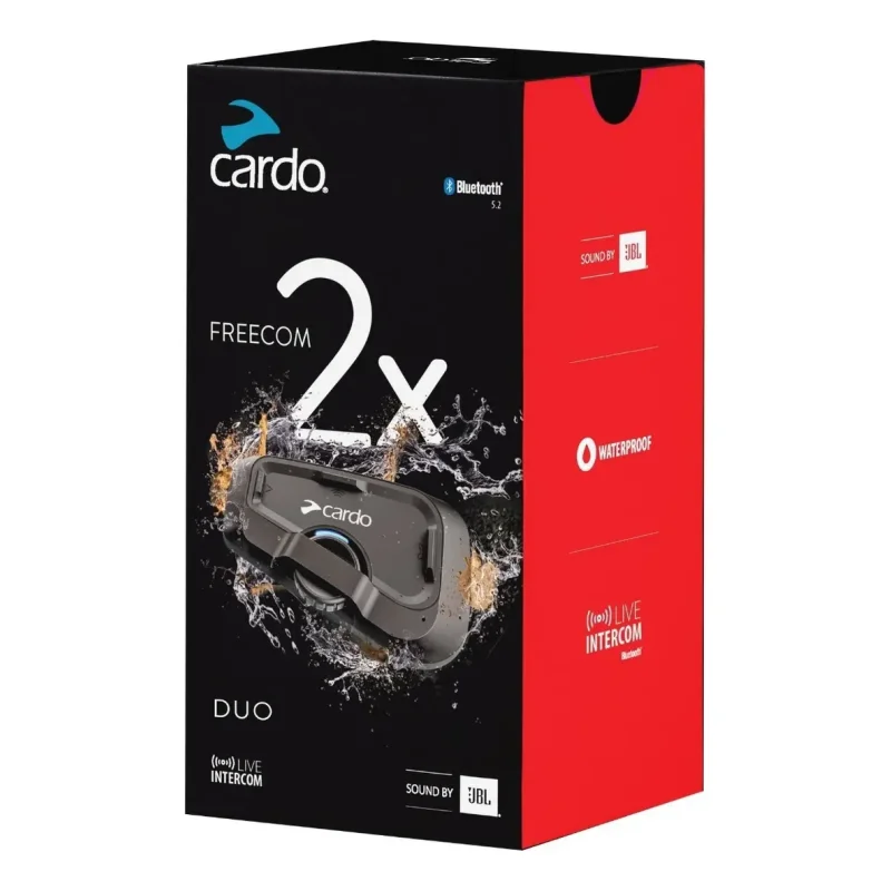 Intercomunicador Cardo Freecom 2x Duo Jbl Bluetooth
