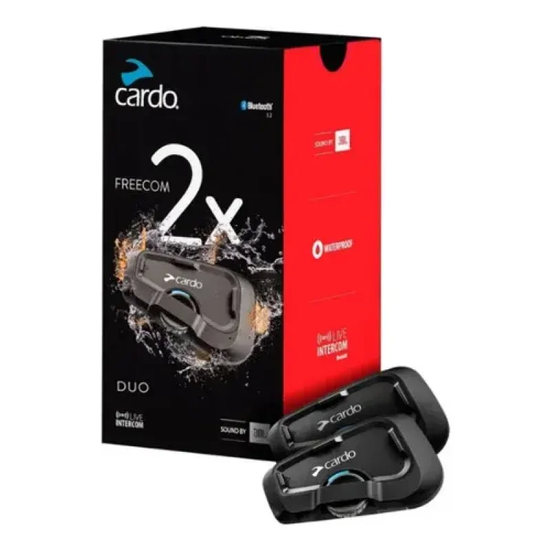 Intercomunicador Cardo Freecom 2x Duo JBL Bluetooth